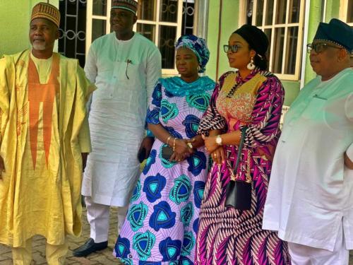 The Registrar and Honourable members of the Federal republic of Nigeria during ministerial visit to the Dental Therapists Board in year 2022