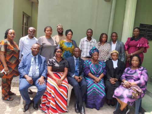 The Registrar, memebers of the ICPC team and ICPC Board members during the year 2024 ICPC members inauguration