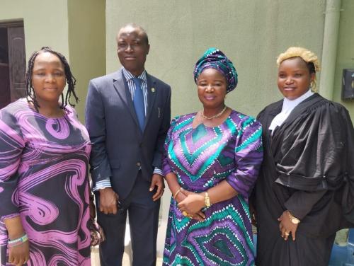 The Registrar of the Board, Commissioner, the Barrister and the Auditor of Dental Therapists Board during the Induction of newly selected ICPC committee members of the Board in 2024