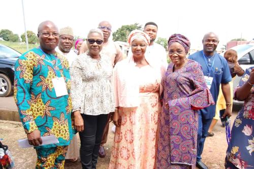 1st (L-R):  Mr. Henry Ojo (Chairman NDTA Lagos Chapter),  Rtd. Col. Obigho, Mrs. M. O. Ojo &  Rtd. Col. Shofoluwe2nd (L-R): Mr. Umar Bakori, Dr. Omale Johnson, Mr. Perdo (PRO NDTA Lagos Chapter) & Mr. Anthony Didioma (Vice President NDTA) & the National Convention Program of  National Dental Therapists Association, August 2023. 